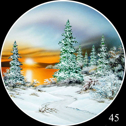 Зима - круг - оригинал