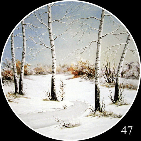 Зима - круг - оригинал