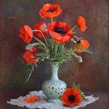 Схема вышивки «серия "маки"»