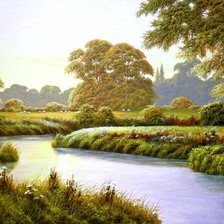 Схема вышивки «утро»