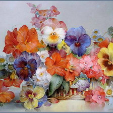 Схема вышивки «цветы2»