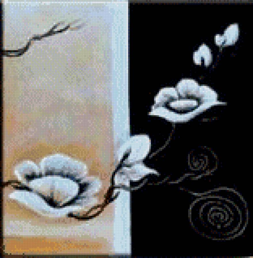 полиптих магнолия 4ч - предпросмотр