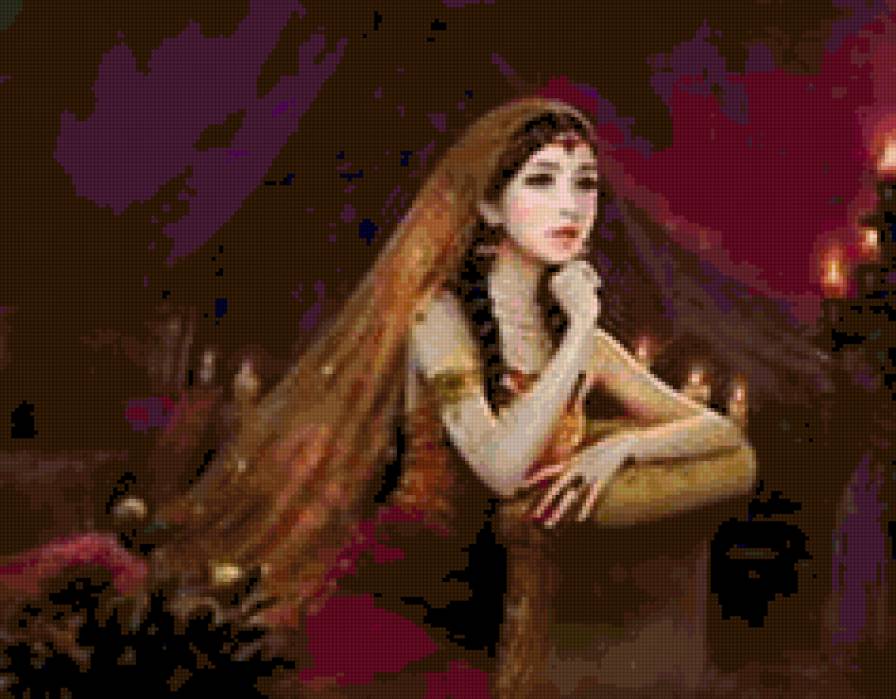 девушка - восток, девушка - предпросмотр