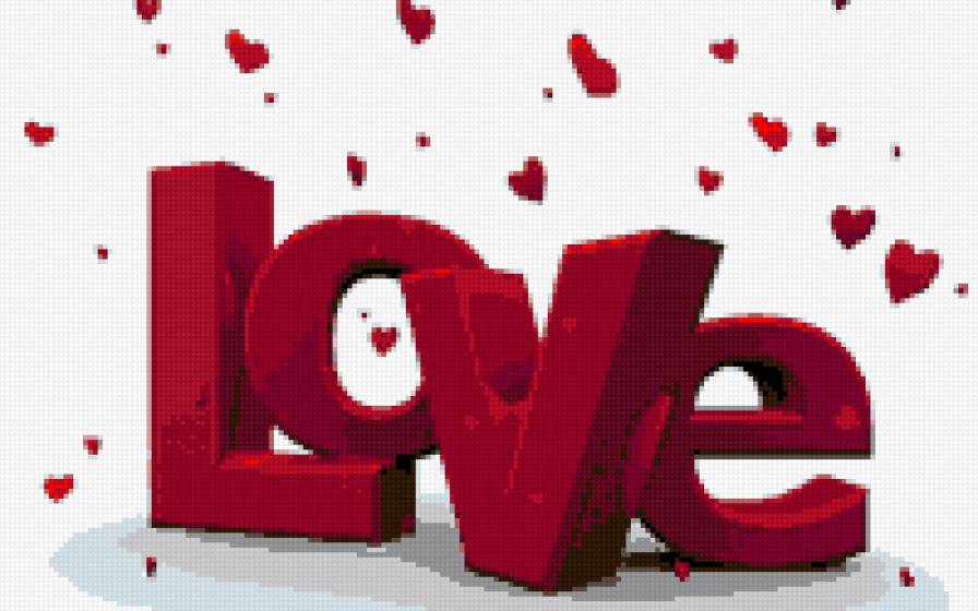 ВалентинкА - буквы, день валентина, любовь - предпросмотр