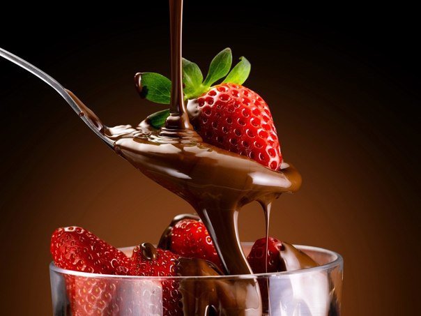 мммм - шоколад, клубника - оригинал