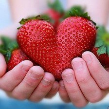 Схема вышивки «сердце»