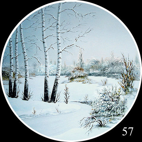 Зима - круг - оригинал