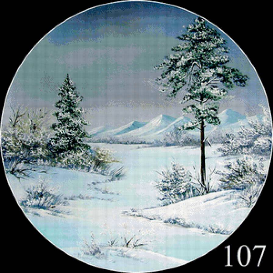 Зима - круг - предпросмотр