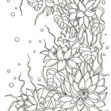 Схема вышивки «Цветы для чехла»