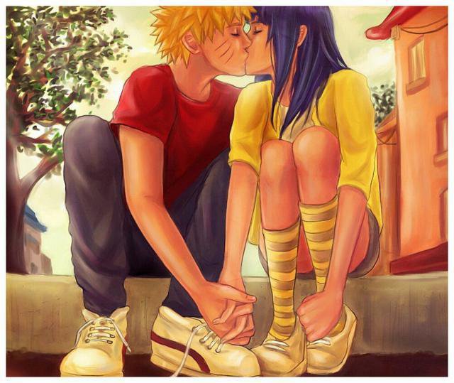 Наруто и Хината - наруто, аниме - оригинал