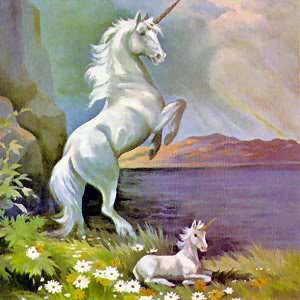 Единороги - единороги, лошади, животные - оригинал