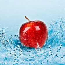 Схема вышивки «яблоко»