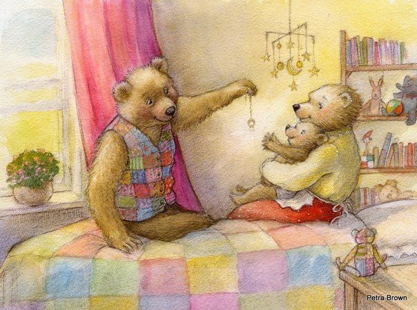 Дружная семейка - игрушки, семья, мишки - оригинал