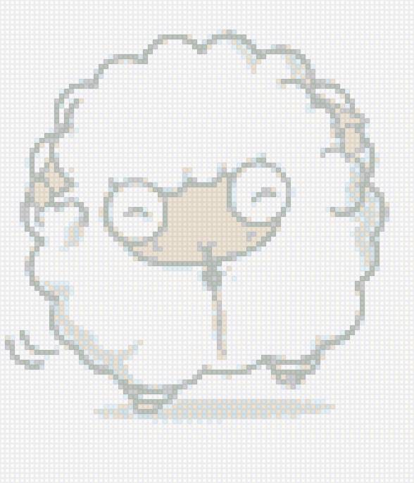 Веселая овечка - символ 2015 года, овечка - предпросмотр