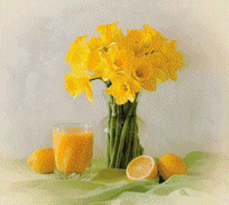 Нарцисы - цветы - предпросмотр