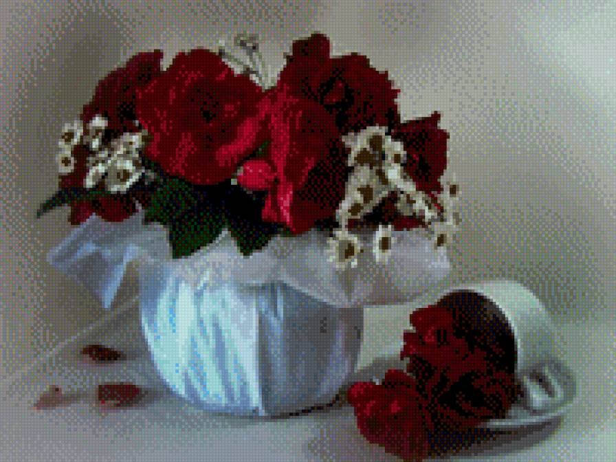 Натюрморт - натюрморт, цветы - предпросмотр