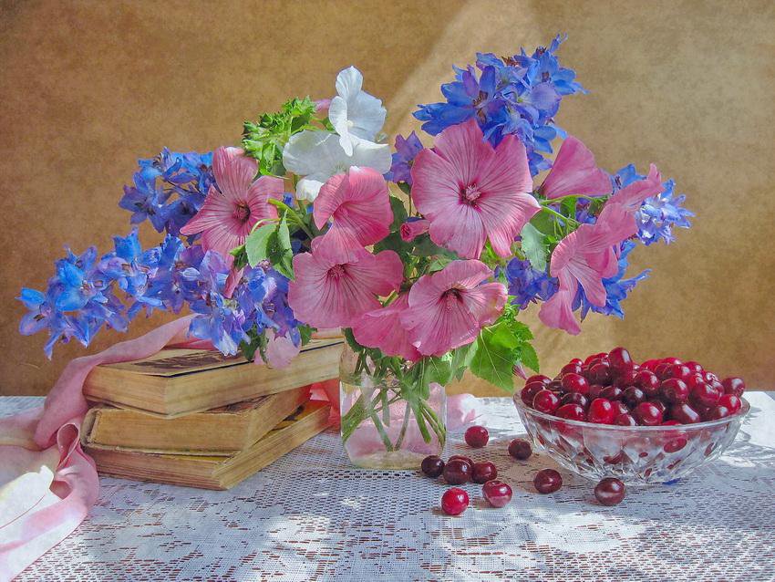 Натюрморт - натюрморт, цветы - оригинал
