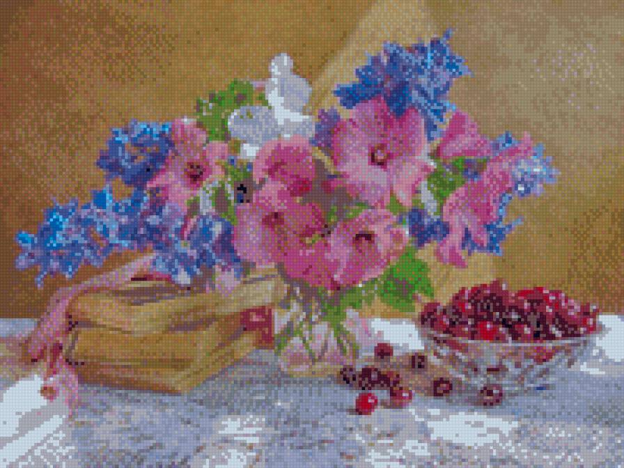 Натюрморт - натюрморт, цветы - предпросмотр