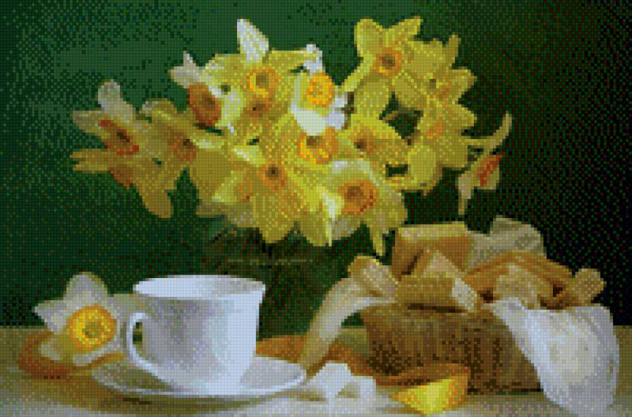 Натюрморт - натюрморт, цветы - предпросмотр