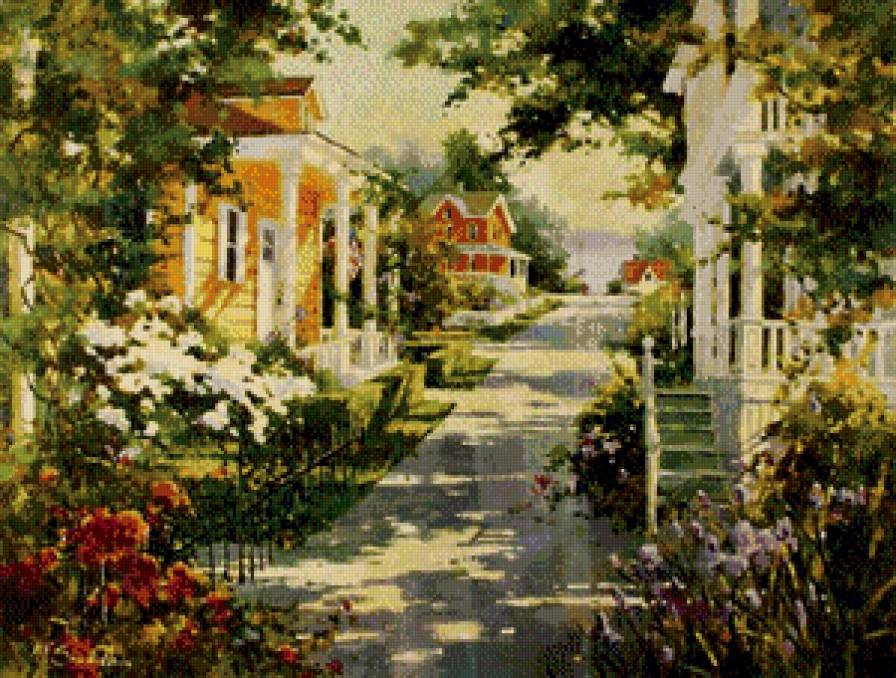 №808761 - дом, пейзаж - предпросмотр