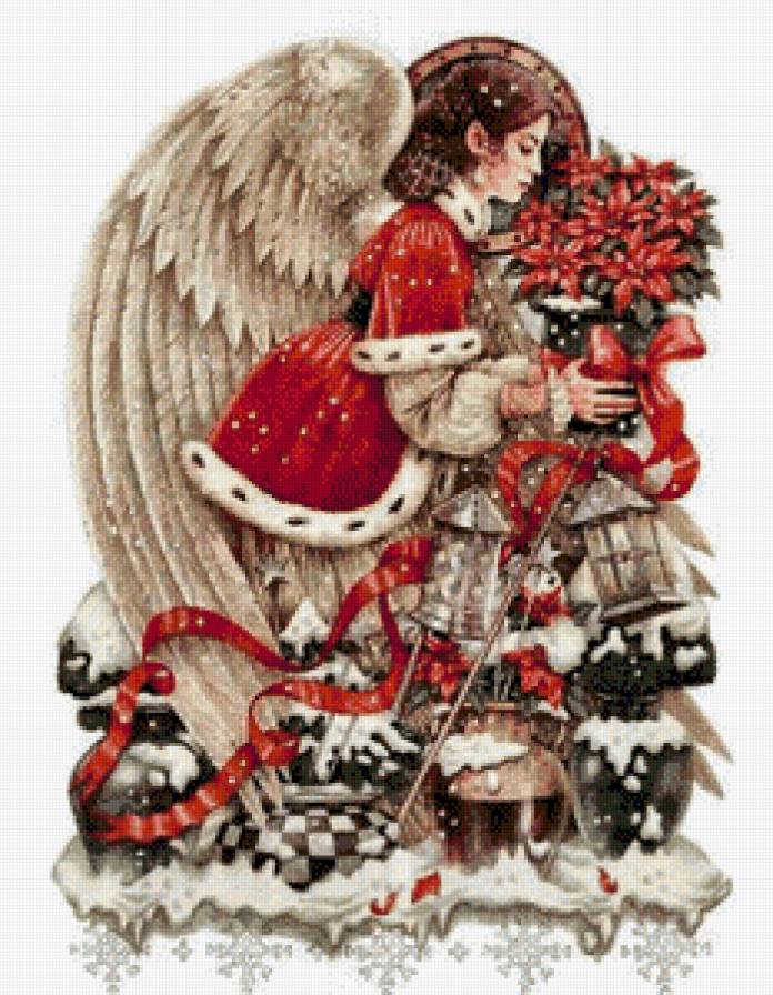 angel de navidad ruso - предпросмотр