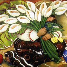 Схема вышивки «Blue_Vase_and_Pomegranate»