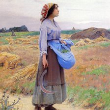 Схема вышивки «cosechando a hoz»