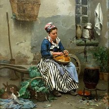 Схема вышивки «Daniel Ridgeway Knight-568937»