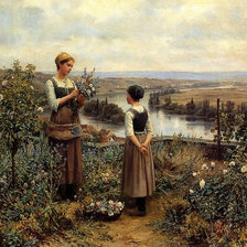 Схема вышивки «haciendo ramos de flores»