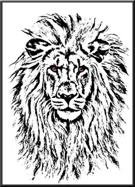 Лев - лев, грива - оригинал