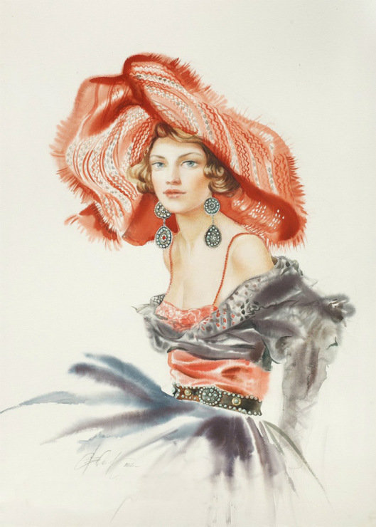 серия ,,женщины" - женщина - оригинал