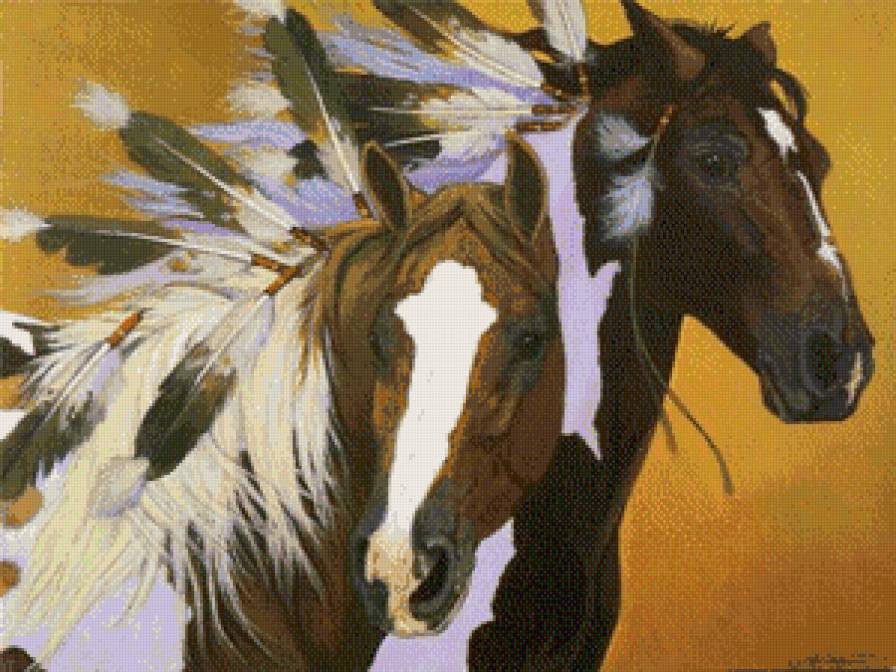 лошади - животное - предпросмотр