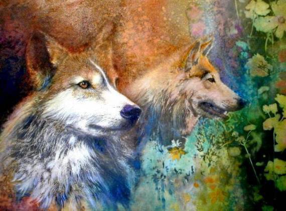 волки - природа, животное, волк - оригинал