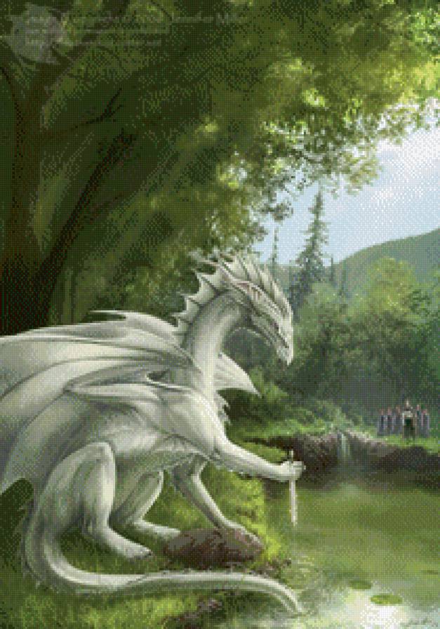 белый дракон - фентези - предпросмотр