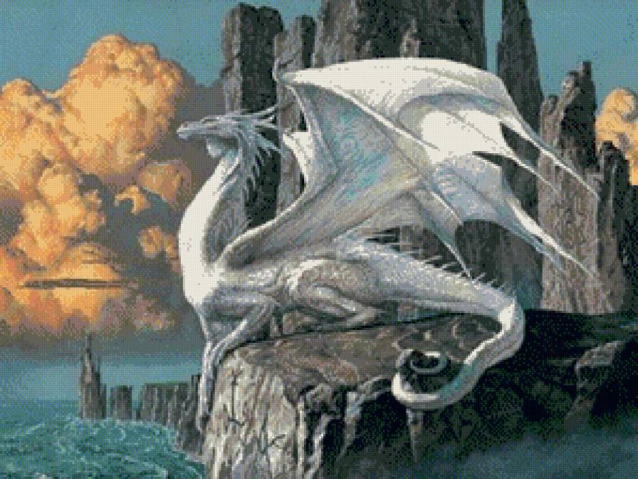 белый дракон - фентези - предпросмотр