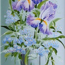 Схема вышивки «FLORES-IRIS2»