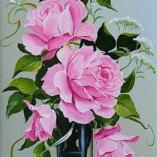 Оригинал схемы вышивки «FLORES-rosas» (№810920)
