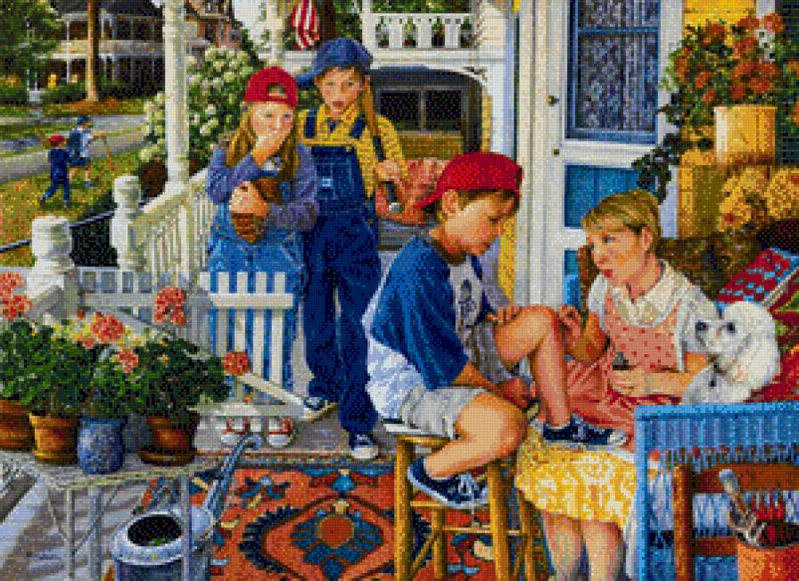 содраная коленка - дети - предпросмотр