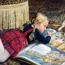 Схема вышивки «урок рисования»