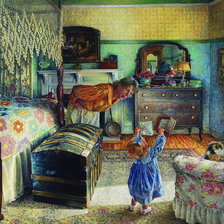 Схема вышивки «шкодницы»