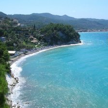 Схема вышивки «море»