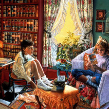 Схема вышивки «интересная книга»