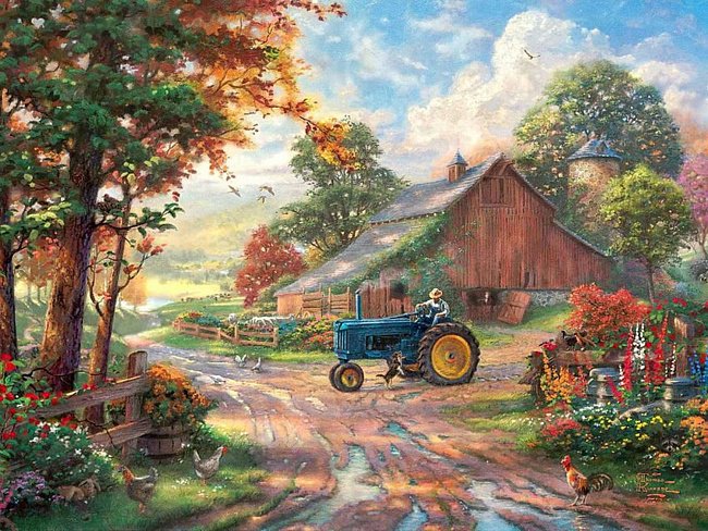 в деревне - оригинал