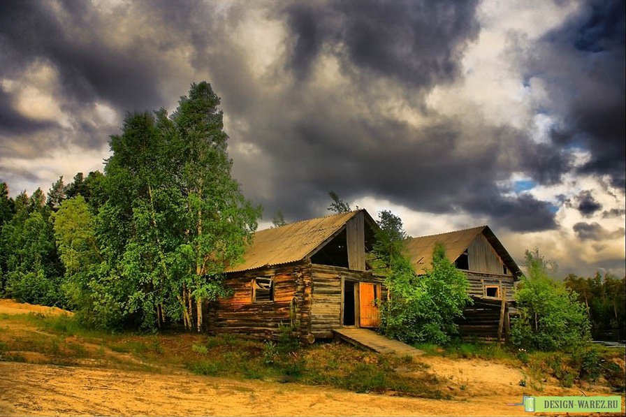 перед грозой - пейзаж - оригинал