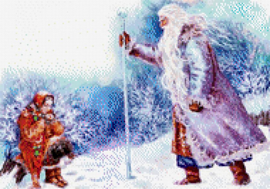 Морозко - дед мороз, морозко, зима - предпросмотр