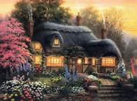 Схема вышивки «домик»