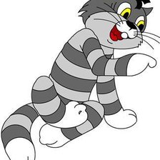 Схема вышивки «кот матроскин»