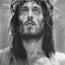 Схема вышивки «Исус1»