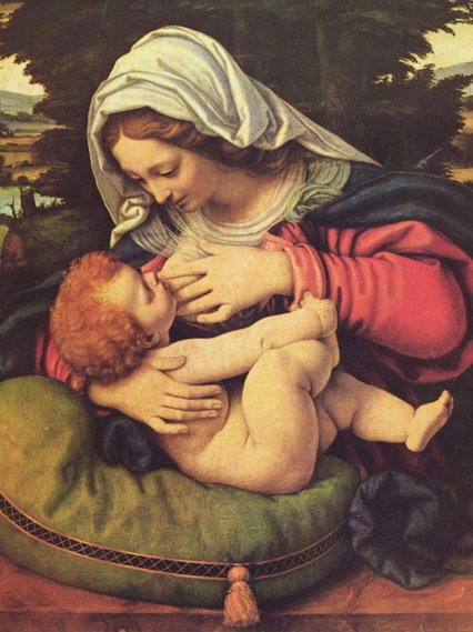 Кормящая Мария - исус, мария, религия - оригинал