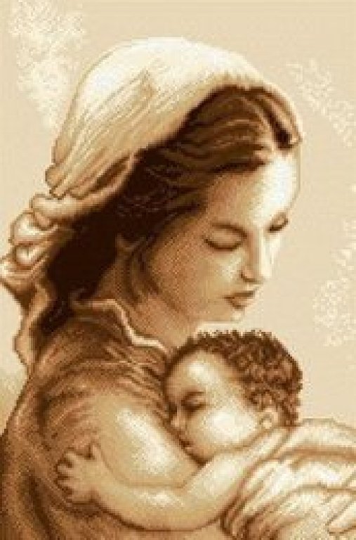 Мария с Исусом - мария, религия, исус - оригинал